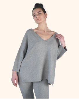Жіночий трикотажний костюм зі светру та штанів Simone Perele (Франція) 1A8963/660
