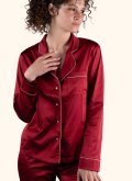 Пижама блуза и штаны из шелка Felena Украина Burgundy 757-750