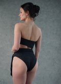 Суцільний купальник бандо з розрізом на боку Seafolly Австралія 10981-922