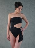 Суцільний купальник бандо з розрізом на боку Seafolly Австралія 10981-922