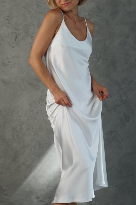 Платье Silk Dress BIANKA Украина 230418 біла