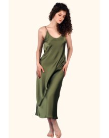 Платье Silk Dress BIANKA Украина 230418 Оливка