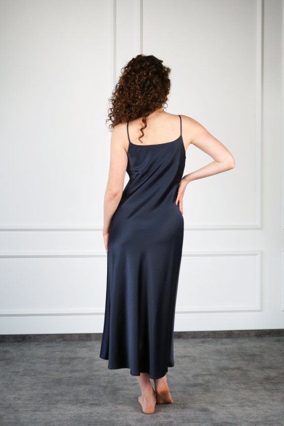 Платье Silk Dress BIANKA Украина 230418 Темно-синя