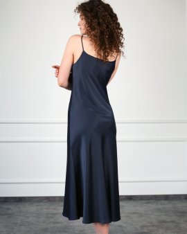 Платье Silk Dress BIANKA Украина 230418 Темно-синя