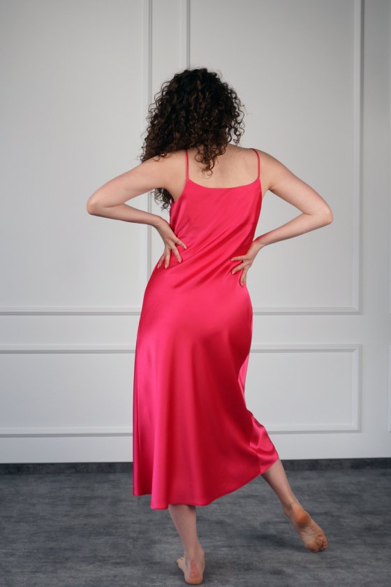 Платье Silk Dress BIANKA Украина 230418 Фуксия