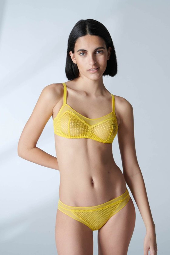 Бюстгальтер бандо мягкая чашка Simone Perele (Франция) 1A5.360