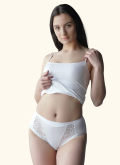 Трусики слипы из хлопка и кружева JANIRA Испания 32267