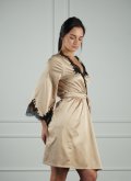 Халат из шелка и кружевной отделкой Felena Украины  Boudoir 234
