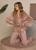 Домашний костюм жакет и штаны Felena Украина Smokey Rose 138-720