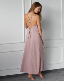 Рубашка длинная из вискозы на бретелях Felena Украина Smokey Rose 405