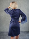Халат шелковый с кружевом Royal Blue 234 Felena Украина