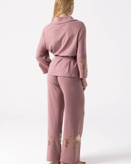 Домашній брючний костюм Felena Україна Ash Rose 108-720