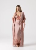 Рубашка для сна длинная с кружевом Felena Украина Ash Rose 455