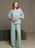 Домашний брючный костюм с кружевом Emerald 722-720 Felena Украина