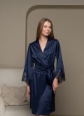 Халат с шелковой ткани Empire Blue 234 Felena Украина