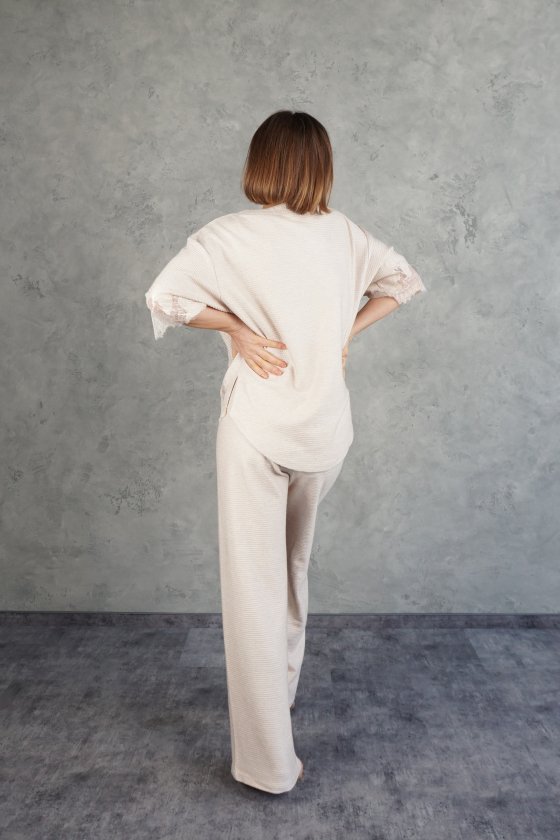 Домашний брючный костюм Hygge rib knit 722-720 Felena Украина