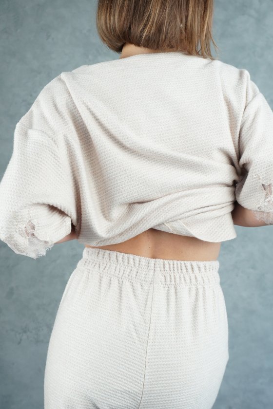 Домашний брючный костюм Hygge rib knit 722-720 Felena Украина