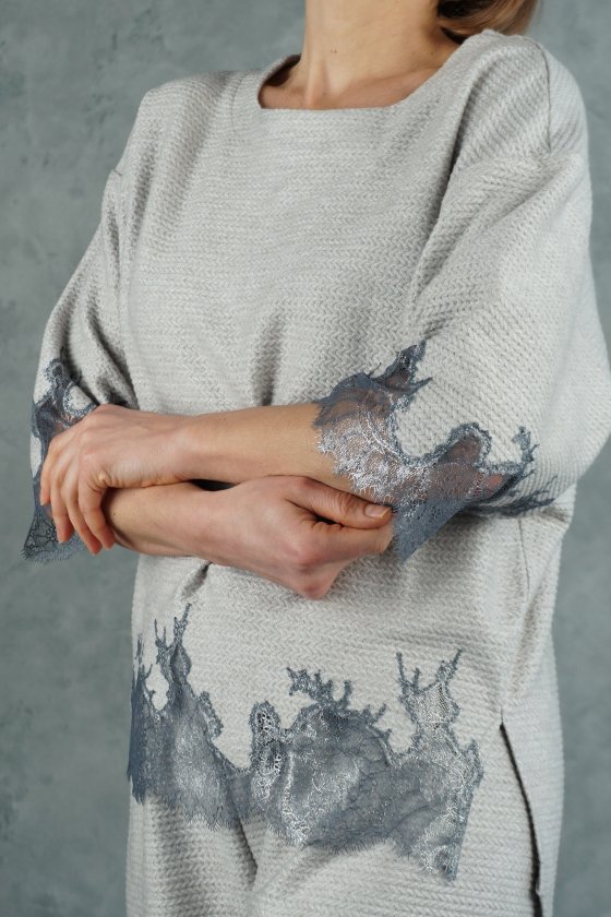 Домашний брючный костюм Hygge rib knit 722-720 Felena Украина
