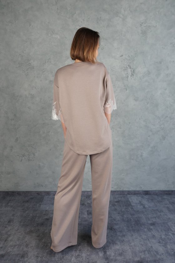 Домашний брючный костюм Hygge Beige 722-720 Felena Украина