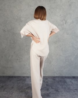 Домашній брючний костюм Hygge rib knit 722-720 Felena Українa