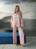 Женский костюм из рубашки и брюк Felena Украина Dusty Rose
