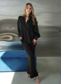 Женский костюм из рубашки и брюк Felena Украина Black