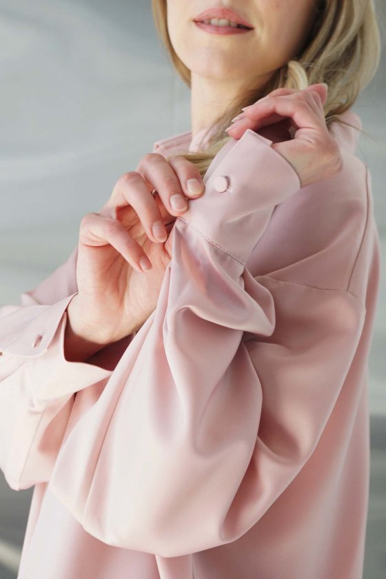Женский костюм из рубашки и брюк Felena Украина Dusty Rose