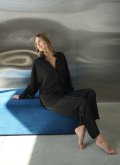 Женский костюм из рубашки и брюк Felena Украина Black