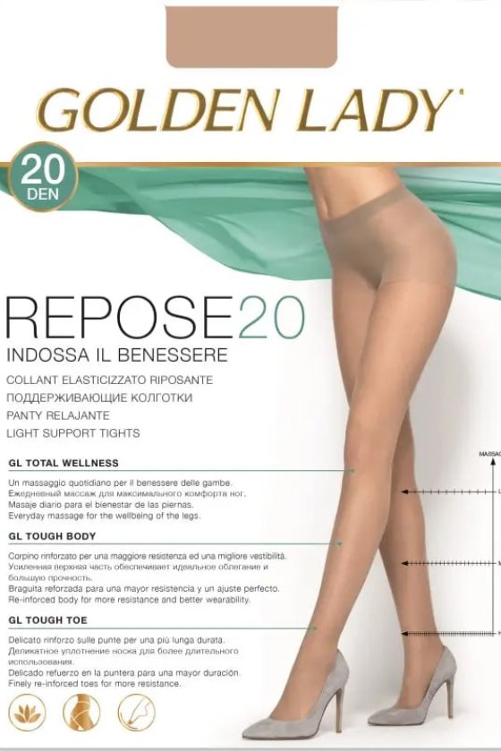Женские колготки Repose 20 ден Golden Lady