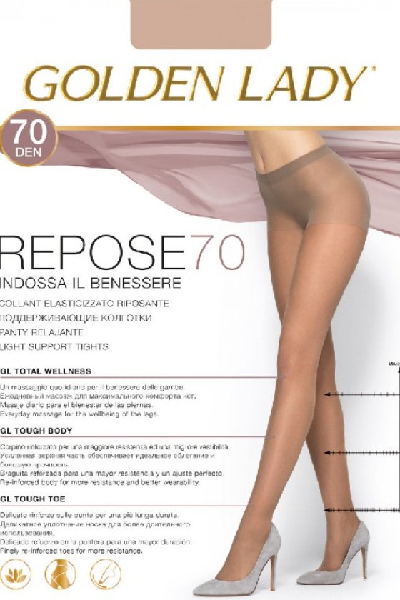 Женские колготки Repose 70 ден Golden Lady