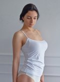 Майка хлопчатобумажная на тонких бретелях Janira Испания 45044