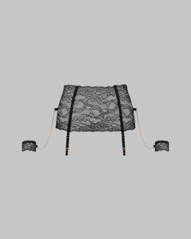 Пояс для панчох з наручниками Maison Close Франція 609970