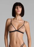 Бюстгальтер с прозрачными чашками Maison Close Франция 563793