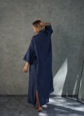 Длинная рубашка из премиум-льна Mastro Moda (Италия) Betta белая/хаки/синяя