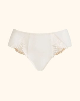Трусики слипы миди Selena N02 beige/ecru NESSA (Польша)