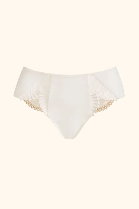 Трусики слипы миди Selena soft beige N02 NESSA (Польша)