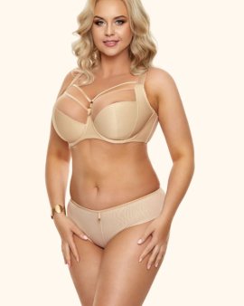Бюстгальтер с мягкими чашками со стрепами Clarisse straps soft beige NESSA (Польша)