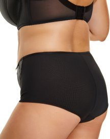 Трусики слипы миди Clarisse straps N02 black NESSA (Польша)
