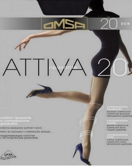 Женские колготки Omsa Attiva 20 Италия 