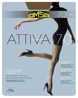 Женские колготки Omsa Attiva 70 Италия 