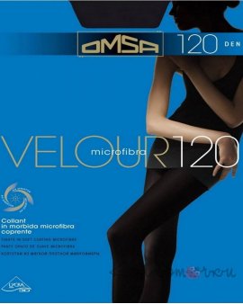 Женские колготки Omsa Velour 120 Италия 