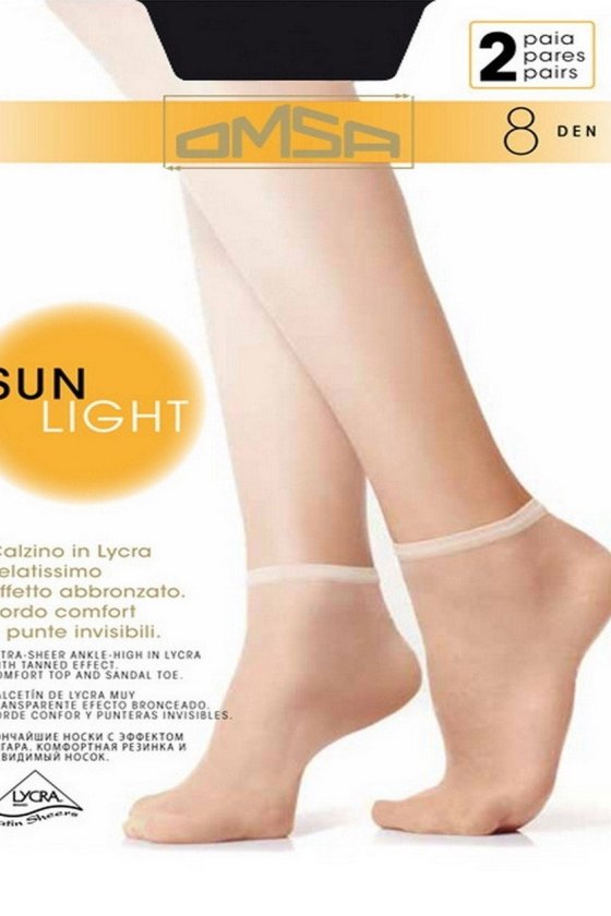 Женские носки Omsa sun light 8 calzino Италия 