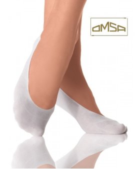 Женские подследники Salvapiede cotone balerina Omsa Италия 