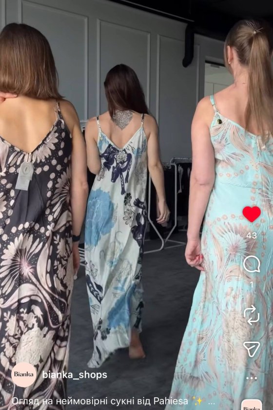 Платье длинное PAHIESA Італія VL2325