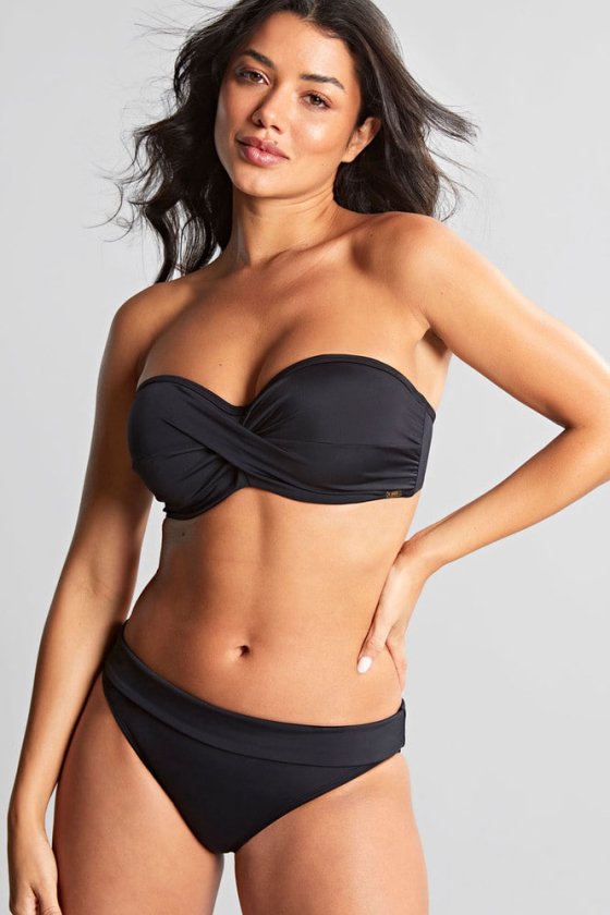 Купальник для большой груди бандо и слипы с отворотом Anya Riva Twist PANACHE (Великобритания)