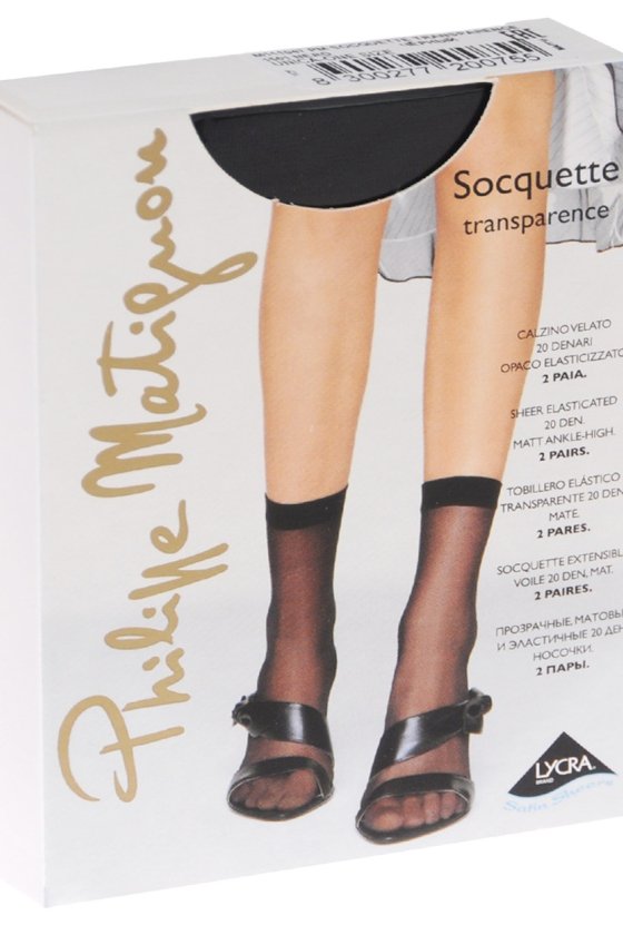Жіночі шкарпетки Philippe Matignon Socoquette transparence 20 Італія 