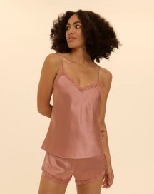  Шелковый комплект с шортами Simone Perele (Франция) 1F8902/1F8640