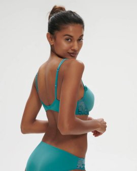 Бюстгальтер бандо з чашками спейсер 3D Simone Perele (Франция) 12Х343 бирюза