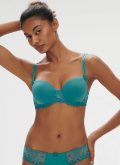 Бюстгальтер бандо з чашками спейсер 3D Simone Perele (Франція) 12Х343 бірюза