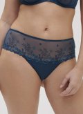 Трусики-шорты с кружевом Simone Perele (Франция) 12Х630 bleu prestige